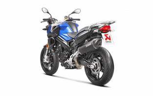 Akrapovic Slip-on Line Titanium Black Einddemper met E-keur BMW F 800 R 2009 > 2019